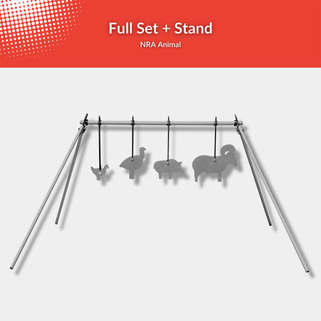 Complete Set of 1/2 Scale NRA Animal Targets