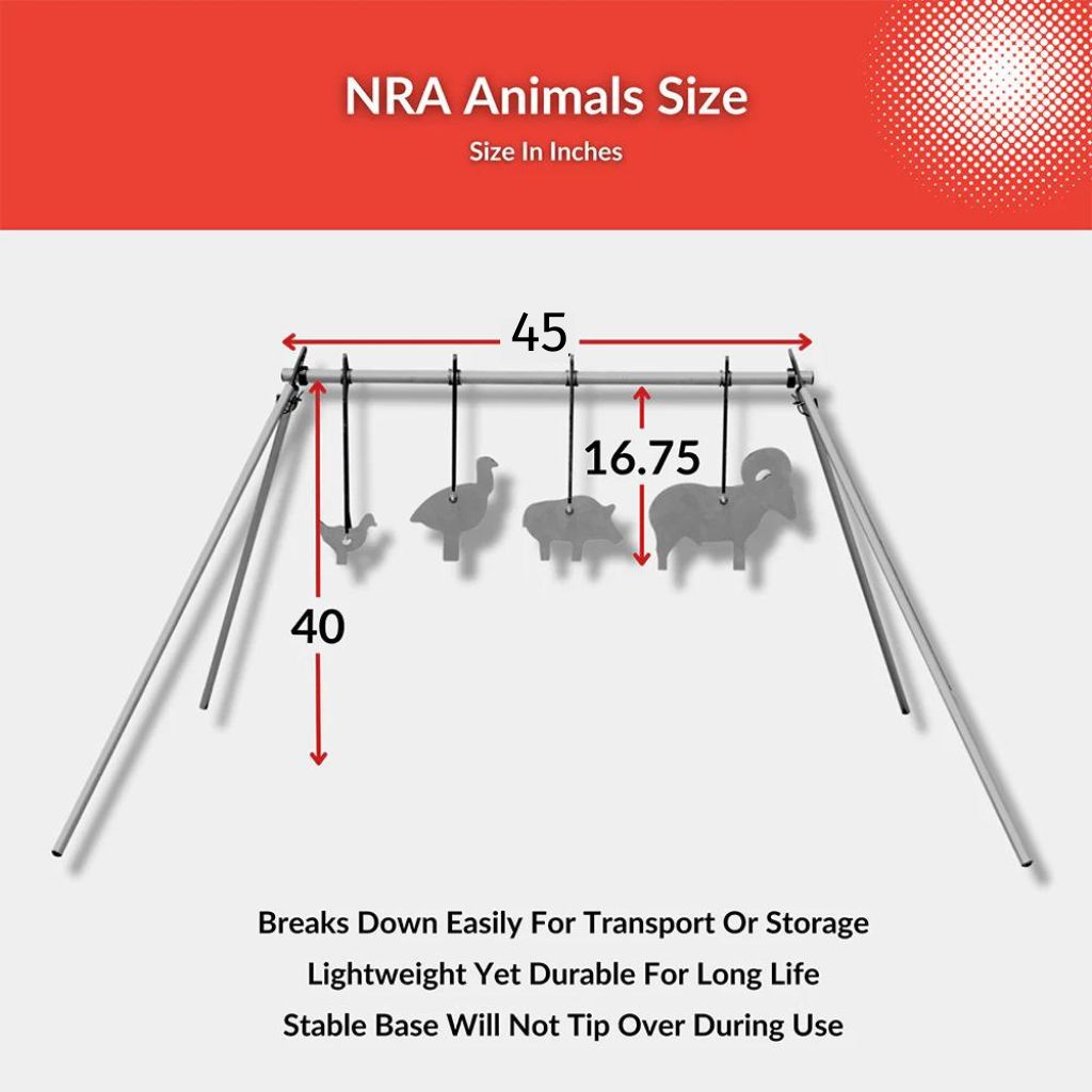 3/8 Scale 3/8" NRA Animals