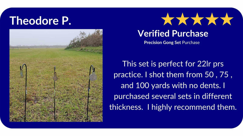 Steel gongs for shooting review