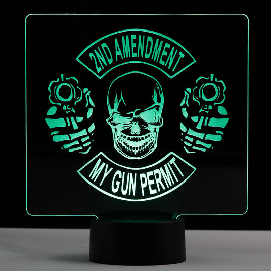2a My Gun Permit LED Sign