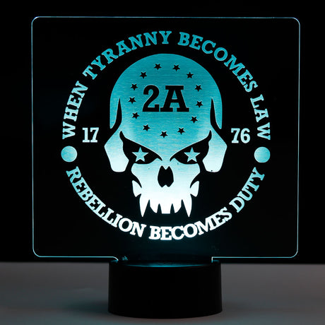 Rebellion Becomes Duty LED Sign