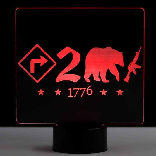 Right to Bear Arms LED Sign