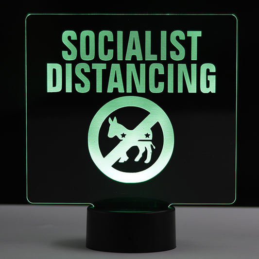 Socialist Distancing LED Sign