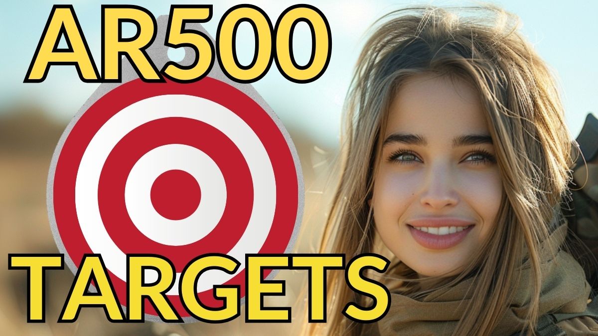 Target 500 AR500 Steel Targets - Zinc Plated - Vet Made - AR500 Targets