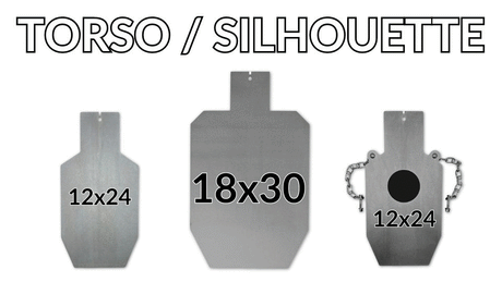 torso silhouette targets