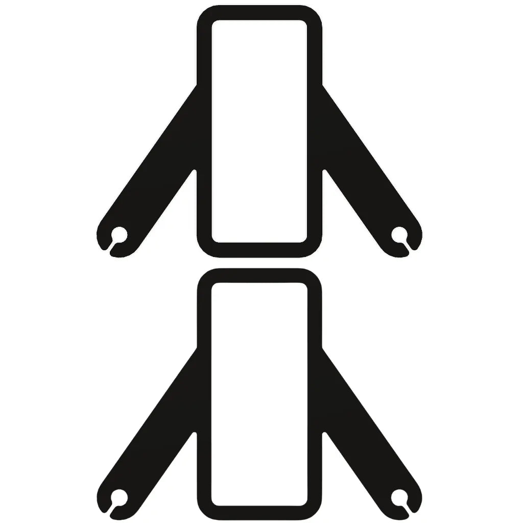 2x4 Target Stand Brackets (pair)