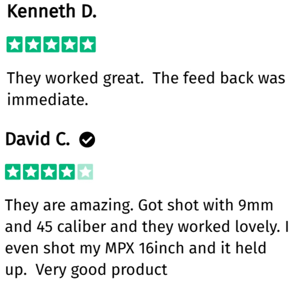 Customer reviews of the Five To Go steel targets