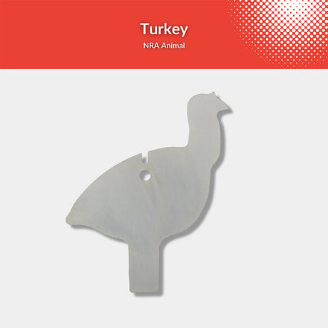 1/2 Scale AR500 Steel NRA Turkey