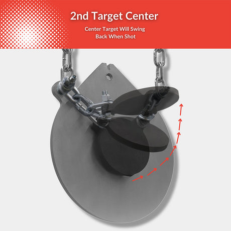 Moving Center Bullseye Shooting Target