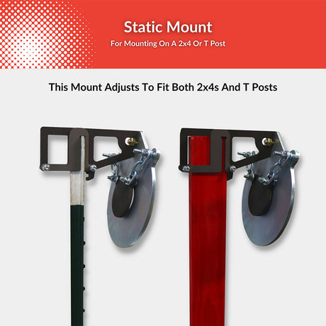 T post mounted Steel Targets