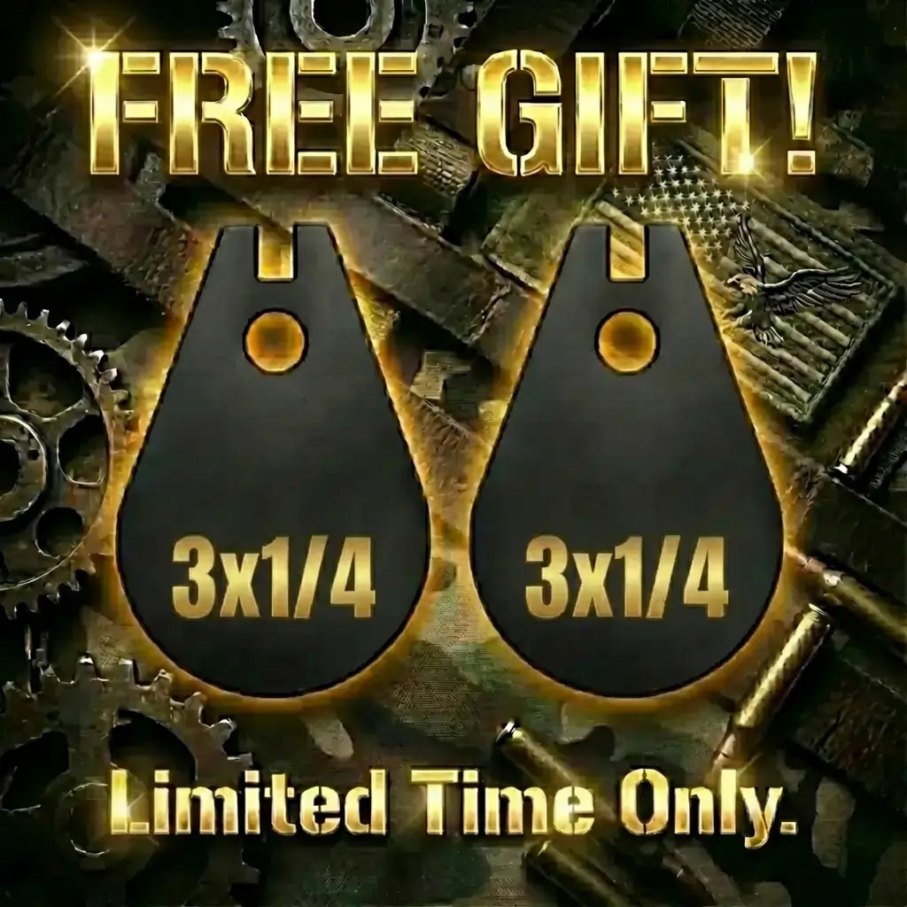 🎯FREE 3x1/2" | 1x1/2" Gongs |  ($19.98 Value)