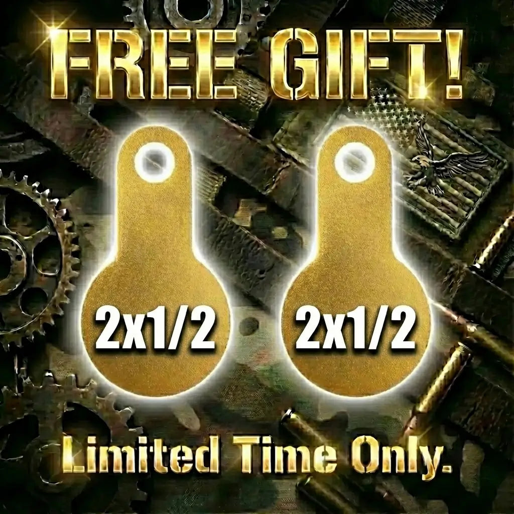 🎯FREE 3x1/2" | 1x1/2" Gongs |  ($19.98 Value)