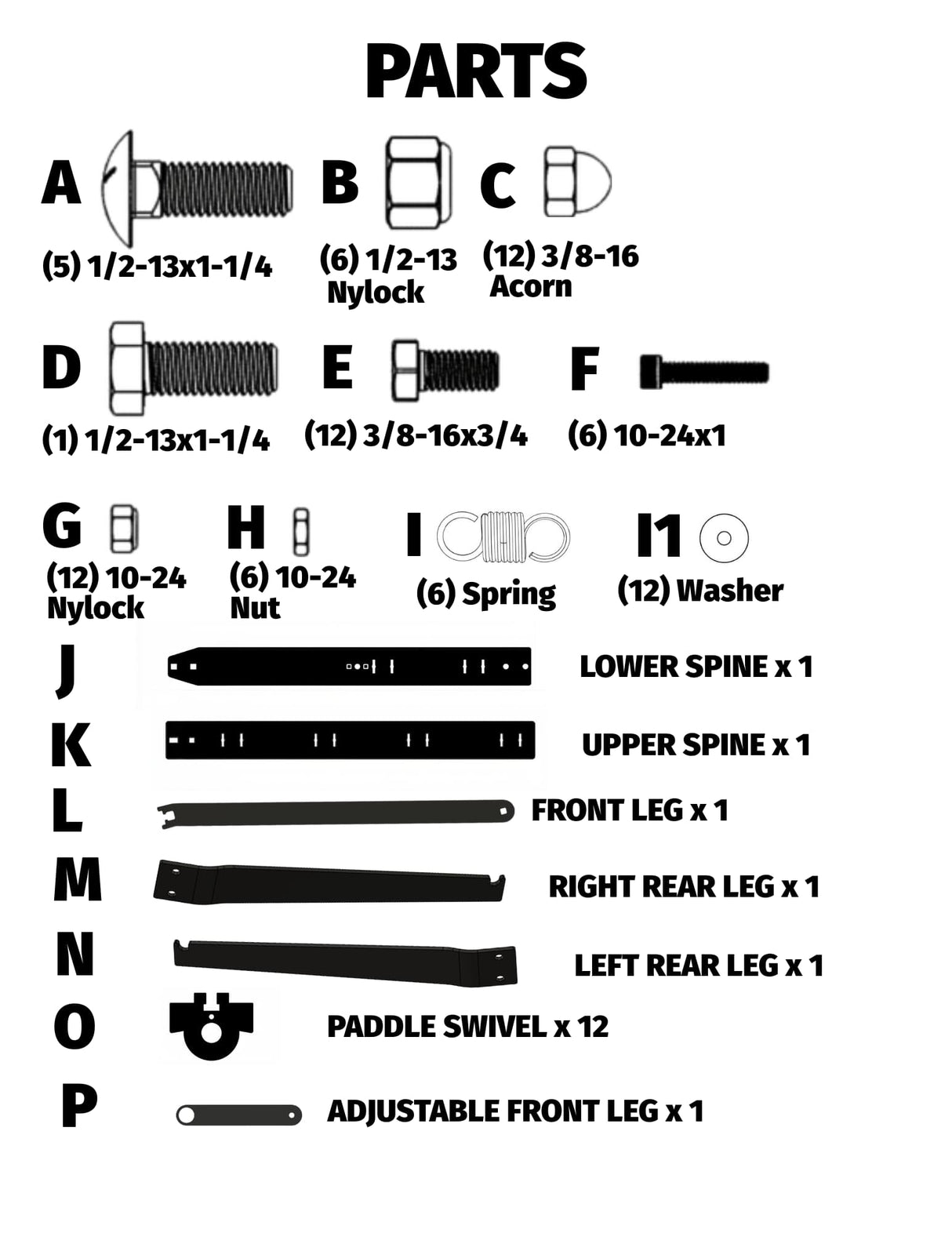 ST7 Dueling Tree Parts