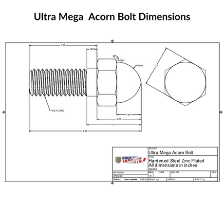 Ultra Mega Acorn Bolt