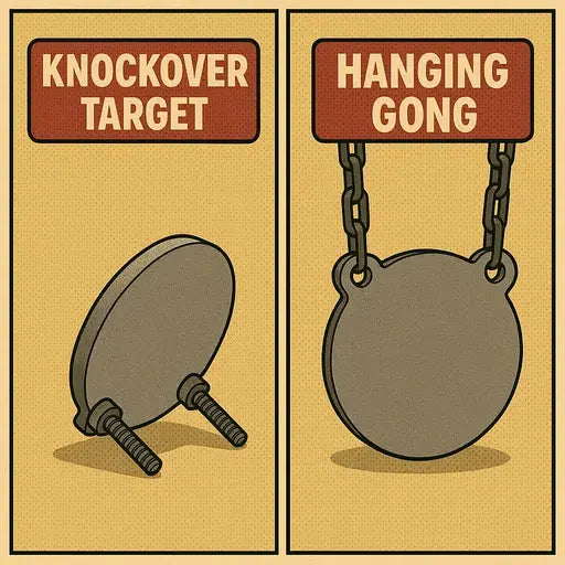 knockover or Hanging Gongs