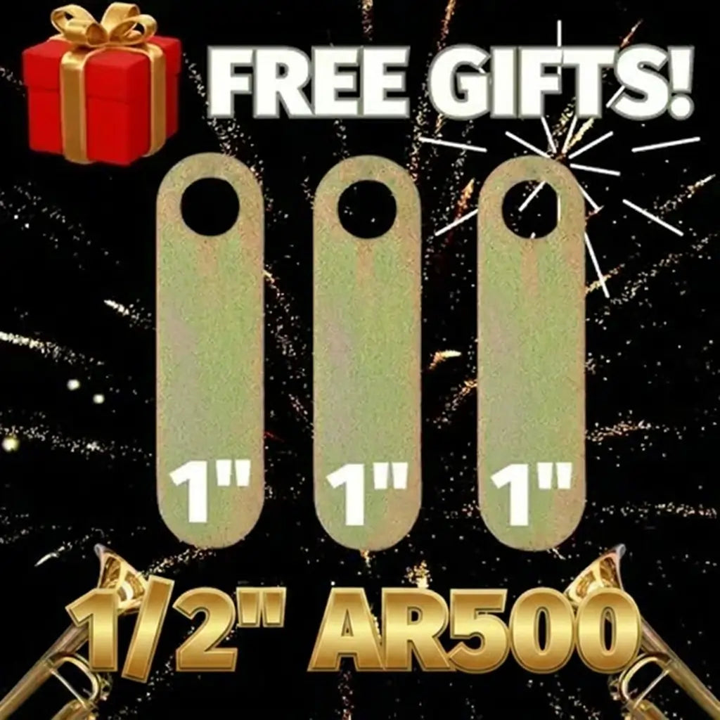 🎯3 FREE 1"x1/2" Gongs |  ($23.97 Value)
