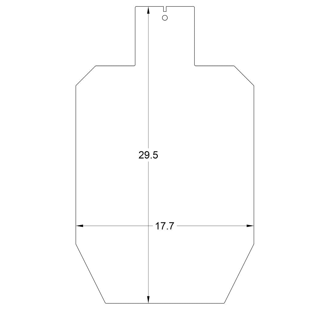 Full IPSC Static Silhouette