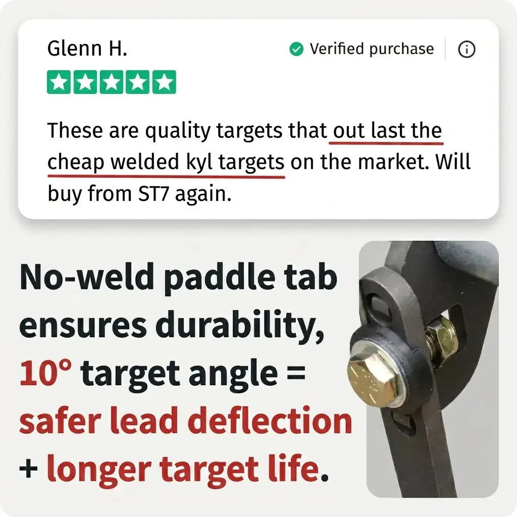 10 deg angled No weld paddles