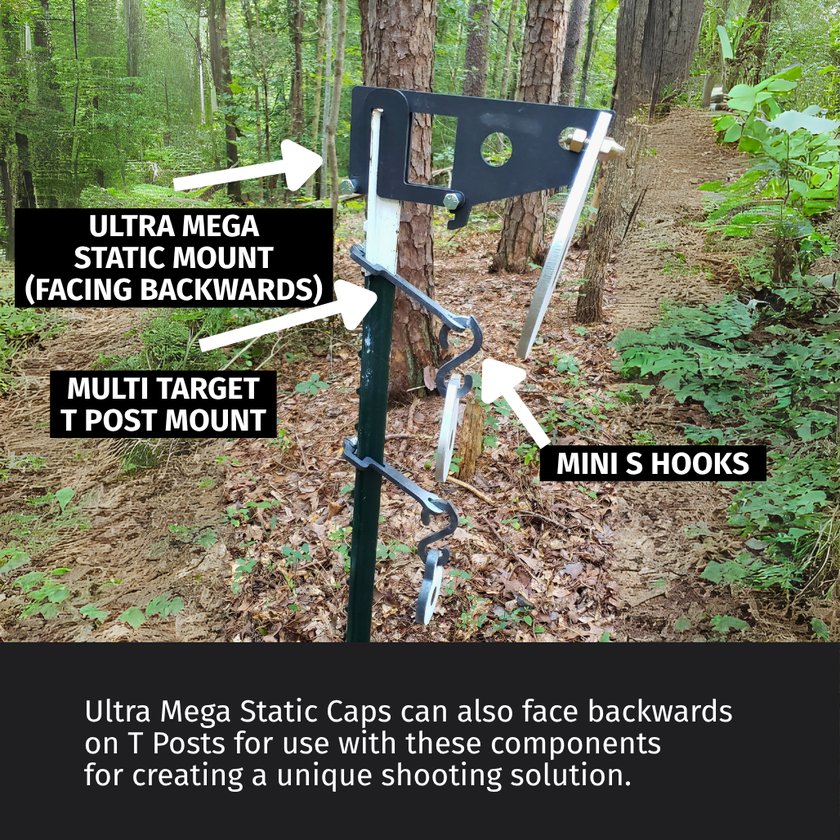 Steel Static Target Hanger backwards mounting