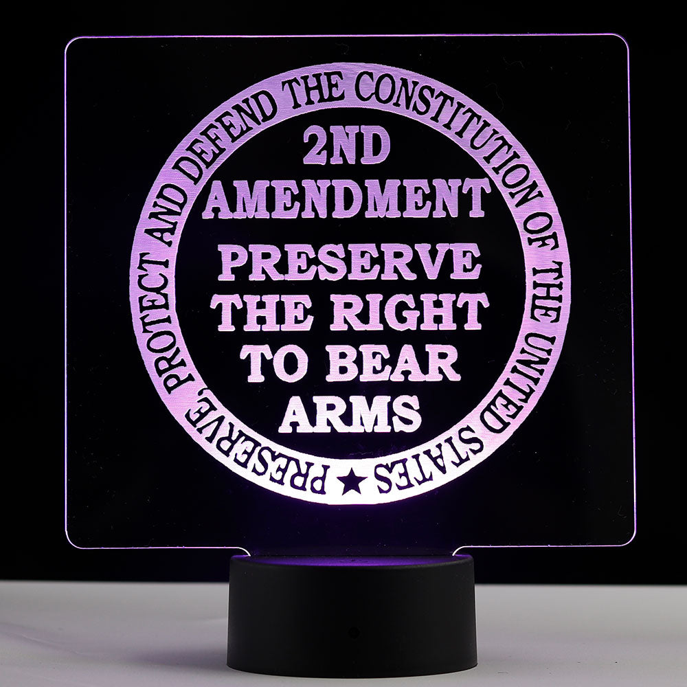2a Preserve The Right - Patriotic Led Sign