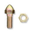 Ultra Mega acorn bolt with zinc plated grade 8 lock nut