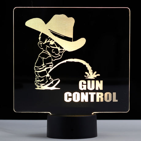 Anti Gun Control LED Sign