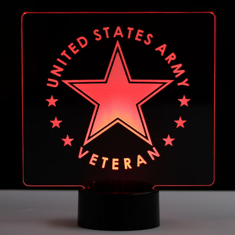Army Veteran LED Sign