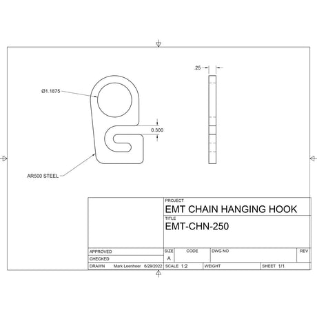 EMT hanger