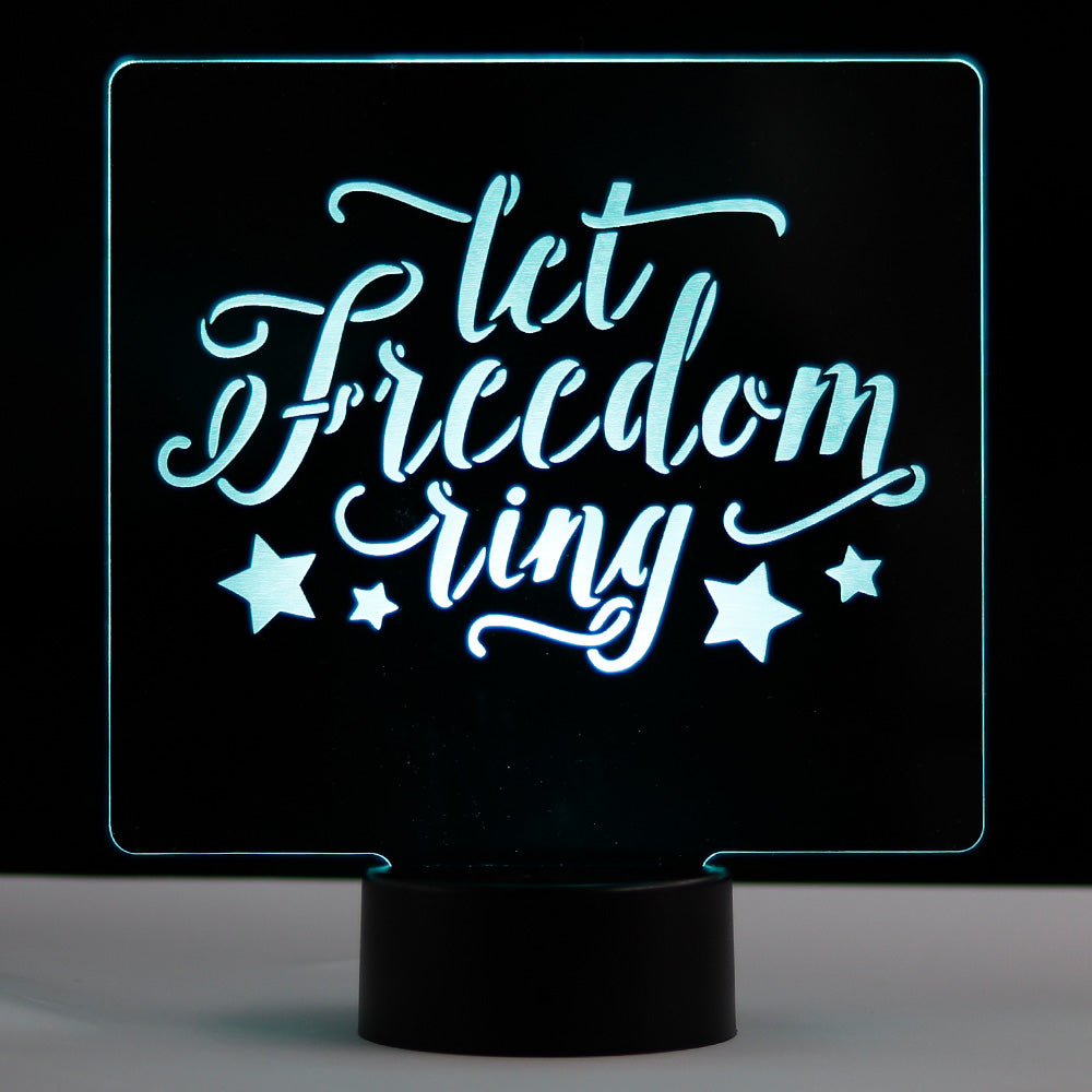 Let Freedom Ring - Patriotic Led Sign