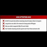 Magnetic Stencil Threat Figure