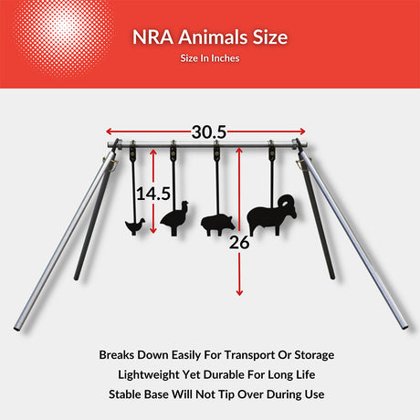 Complete Steel Target Set