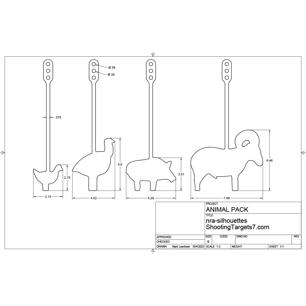 Steel Shooting Targets