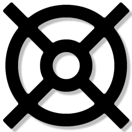 Magnetic steel target stencil