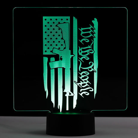We The People Flag LED Sign